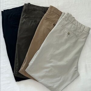 Dockers Bundle Men's Chino Pants - Black, Dark Brown, Khaki, Brown Size 36 X 32